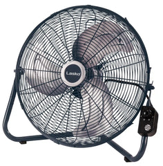 Lasko 20" High Velocity Fan, 3 Speeds, Floor or Wallmount, H20610, Gray